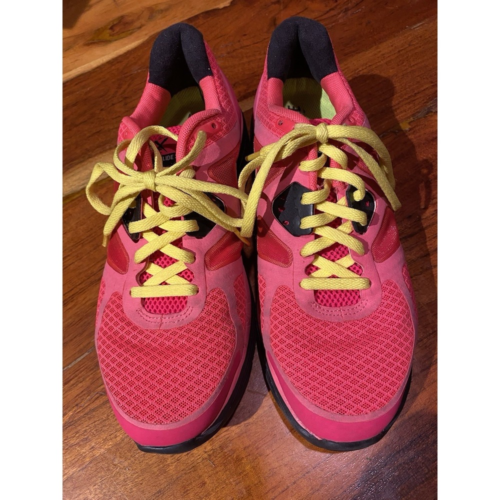 Nike Lunarglide 3 Shoes Womens Size 7.5 Pink Yellow Fitsole Running Sneakers